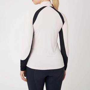 Chemises d'équitation pour femmes personnalisées de haute qualité, hauts imprimés pour l'équitation, couches de base, qualité compétition, course hippique, 100% - Product Image 3