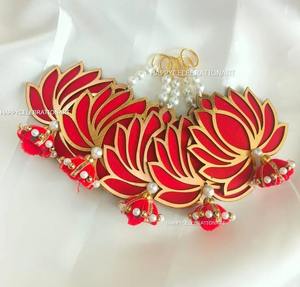 ที่แขวนบัวตกแต่ง ganpati ฉากหลังวัดแขวนตกแต่งผนังตกแต่งงานแต่งงานตกแต่งบ้านขายส่ง - Product Image 2