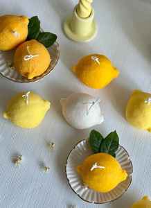 Bougie moderne écologique au parfum de citron rafraîchissant pour Pâques, la fête des pères, la décoration de la maison, l'aromathérapie - Product Image 6