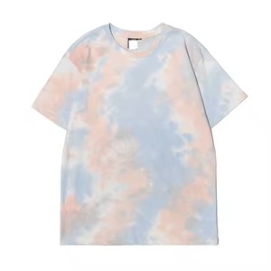 Diseño personalizado Tie Dye Oversize para hombre Camiseta calidad gruesa algodón Casual camisetas de talla grande hombres camiseta de alta calidad para el verano - Product Image 4