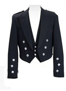 Conjunto de Traje Tradicional Escocés para Hombre con Kilt y Chaqueta, Paquete de Kilts Escoceses de las Tierras Altas, Conjunto de Kilts de Alta Calidad - Product Image 4