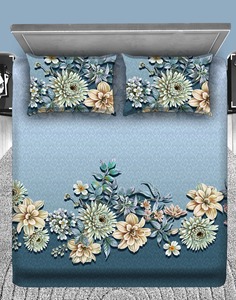 Juego de Sábanas 7D para Uso Diario con Diseño Panorámico, Impresión Digital, Tela de Microfibra de 140GSM, 300 Hilos, Duradero y Resistente a la Decoloración, Venta al Por Mayor de Fábrica - Product Image 3