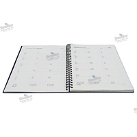 Suministro al por Mayor de Cuadernos/Agendas Personalizados con Impresión Offset, Encuadernación en Espiral, Tapa Blanda de Cartón A5, Laminación Comercial Mate