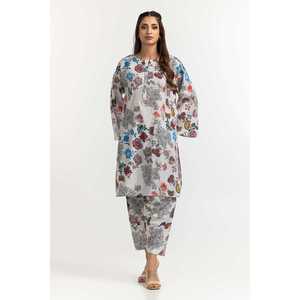 Conjunto de Camisa y Pantalón Dobby con Estampado Digital y Decoración de Botones IPS-24-11 - Product Image 2