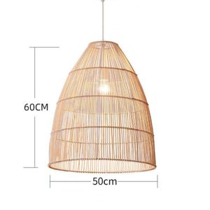 Plafonnier en rotin adapté aux espaces hôteliers et commerciaux, avec une structure durable et un éclairage ambiant chaleureux - Product Image 1