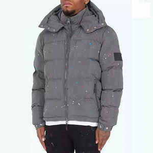 2025 Premium Quality Puffer <b>Jacket</b> Customized Size Unique Design With Stand Collar For Winter <b>Jacket</b> For Man - Product Image 5