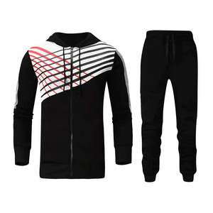 Survêtements chauds et respirants en molleton de coton épais de meilleur style ensemble de vêtements de fitness pour hommes ensemble de survêtements de qualité supérieure - Product Image 1