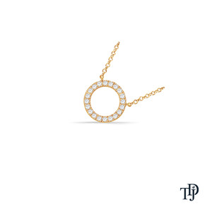 Anillo Infinito de Oro de 18K con Diamantes, Colgante con Base en V Natural, Fabricante Mayorista y Minorista OEM - Product Image 6