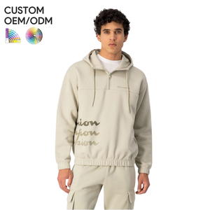 Sudadera con Capucha Bordada de Invierno para Hombre, Felpa de Algodón, Venta al por Mayor, OEM, ODM, Marcas de Ropa Personalizadas, Etiquetado Privado - Product Image 3