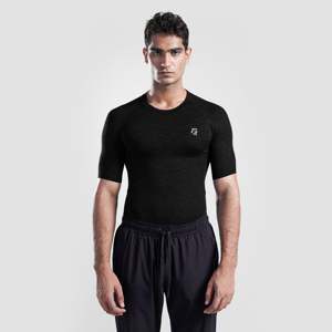 T-shirts imprimés GA 2.0 en charbon de bois, coupe ajustée, 100 % polyester tricoté, 200 grammes, manches courtes pour l'exercice - Product Image 1