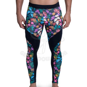 Leggings de sport personnalisables pour entraînement sur toute la longueur pour hommes, vêtements de sport imprimés par sublimation avec leggings emballés - Product Image 1
