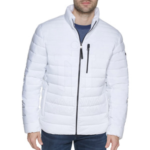 Chaqueta de Invierno para Hombre con Cuello Alto, al Mejor Precio, Ecológica, Transpirable, de Nailon/Poliéster, con Logotipo Frontal Personalizable, Diseño Casual - Product Image 2