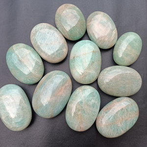Pierre de palmier en amazonite naturelle de 3 pouces de haute qualité pour la guérison et le reiki d'Inde, vente en gros - Product Image 4