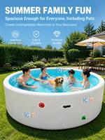 Piscine gonflable personnalisable, piscine gonflable étanche pour jardin, cour et terrasse