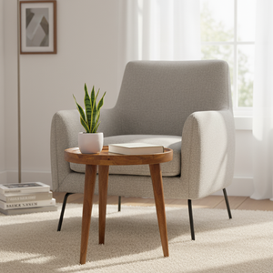 Mesa de Centro de Madera Pequeña, Estilo Nórdico Moderno, Duradera y Ecológica, para Sala de Estar, Comedor, Sofá y Apartamento - Product Image 4