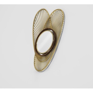 Leave Design Wall <b>Mirror</b> Home Decor Design Indoor Classic And Modern Decor <b>Mirror</b> Multiple Finishing Designs - Product Image 4