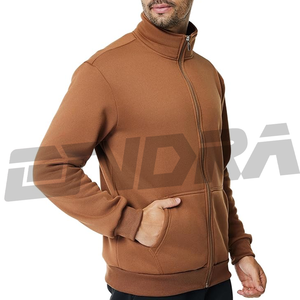 Ensemble de survêtements pour hommes couleur cuivre sweat à capuche zippé au design élégant coupe confortable tenue décontractée tissu doux nouveauté vêtements de sport hot pick - Product Image 4