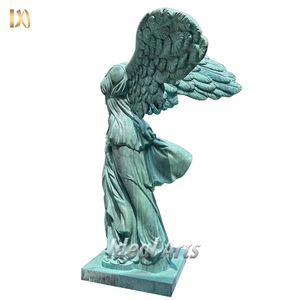 Grand Jardin Extérieur Bronze Déesse Grecque Romaine Sculpture Bronze Ailé Victoire de Samothrace Statue à Vendre - Product Image 3