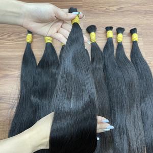 Cabello Natural Negro para Bebés al Por Mayor, Extensiones de Cabello 100% Natural, Alta Calidad, Muy Sedoso, Sin Enredos, Sin Caída, Gran Stock - Product Image 4