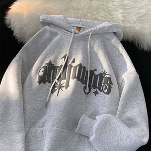 Vente chaude Personnalisé 3D Puff Impression Hoodies 100% Coton Sweats À Capuche Lourds Streetwear Hommes Pull 400gsm Sweats À Capuche Surdimensionnés - Product Image 4