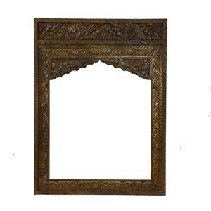 Hand-Carved <b>Antique</b> Wooden Picture <b>Frame</b> Solid Wood Square <b>Antique</b> Style Handmade Mirror <b>Frame</b> for Photos - Product Image 1