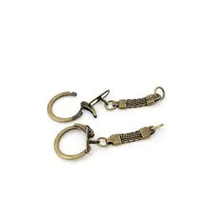 Hot Selling Solid Brass Standard Keyring High Quality Keyring Brass Nautical Handcuff Keyring In Whole Sale Price