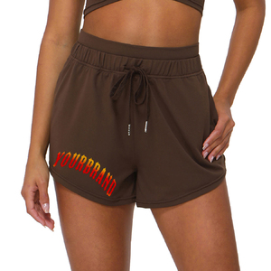 Pantalones cortos cómodos de Material de algodón para mujer, pantalones cortos OEM de alta calidad al por mayor para pantalones cortos ligeros para mujer - Product Image 3