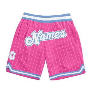 Industrie Direct Engro Sportswear Cómodo Personalizado Negro Púrpura-Rosa Setas Alucinación Pantalones cortos de baloncesto auténticos - Product Image 4