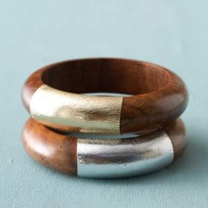 Pulsera de madera natural hecha a mano con textura de madera Joyería de madera Brazalete de madera de la mejor calidad para damas a un precio razonable - Product Image 3