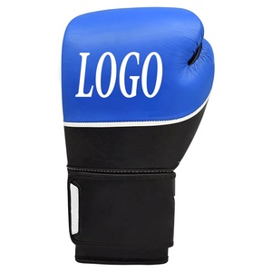 Best Quality Custom Logo Cowhide Genuine Leather <b>Boxing</b> Gloves Professional Sizes for Adults Hot Selling Martial Arts <b>Gear</b> - Product Image 2