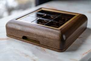 Vintage <b>Wooden</b> Tic Tac Toe Handcrafted Classic Tabletop Family Fun Mind Challenge Interactive Skill Entertainment <b>Toy</b> - Product Image 6