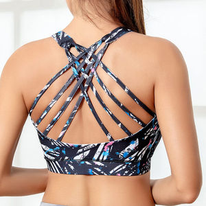 Dames Filles Running Gym Yoga Bra Tops Logo personnalisé Exercice Workout Femmes Sports Bra - Product Image 2