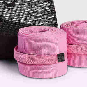 ขายดีชกมวยสายรัดข้อมือผ้าฝ้ายสีชมพูสำหรับชกมวยไทยเทควันโดสายรัดข้อมือยาวใช้ได้ทั้งชายและหญิง - Product Image 3