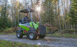 รถตักขนาดเล็ก Avant 225 พร้อมถังทั่วไป ดีไซน์แบบข้อต่อ ใช้เครื่องยนต์ยันมาร์และชุดเกียร์เป็นส่วนประกอบหลัก - Product Image 5