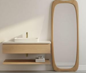 Miroir mural de style Art déco en verre fait main moderne pour la chambre à coucher et le salon Décoration de la maison - Product Image 4