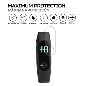 ฟิล์มกันรอยหน้าจอ ANTISHOCK สำหรับเสี่ยวหมี่ มิแบนด์ 2 ฟิล์มป้องกันระดับพรีเมียมสำหรับเครื่องติดตามสุขภาพของคุณ - Product Image 1