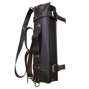Sac de transport pour couteaux en cuir avec design durable, logo et couleur personnalisables, sûr pour les équipements de cuisine - Product Image 2