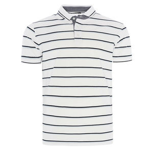 Polos de hombre de algodón de punto duraderos fabricados a granel con camiseta Polo de calidad OEM ajustada a la moda - Product Image 4