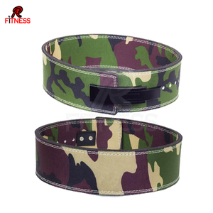 Vente en gros de sangles de musculation personnalisées en néoprène de 4 pouces, robustes, antidérapantes, à double boucle réglable, pour un entraînement complet - Product Image 2