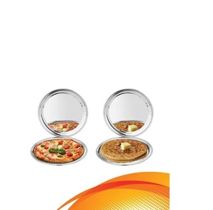 Vajilla de estilo indio de plato Thali de metal pulido de excelente calidad para comidas auténticas disponibles a precio a granel de India - Product Image 2
