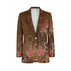 2025 mode Blazer costume manteau en gros de haute qualité OEM décontracté Slim Fit boutons hiver imprimé fleuri peinture veste hommes Blazers - Product Image 1