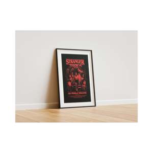 Modern Style Stranger Things 5 <b>Poster</b> All Friends Welcome for Wall Decor Made From Durable Paper - Product Image 4