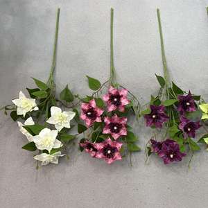 थोक जर्बेरा कृत्रिम फूल का फूल कृत्रिम सफेद पीले लाल एच 68 सेमी zr522 - Product Image 1