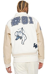 2025 gros Varsity veste laine corps en cuir véritable bras Letterman veste collège Varsity vestes - Product Image 4