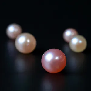 Perles d'eau douce vietnamiennes A.A.A couleur rose crème de haute qualité 4 - 5mm perles en vrac pour la vente en gros