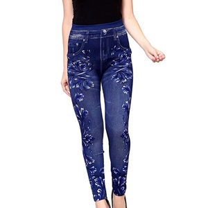 OEM Manufacturer's Breathable <b>Women's</b> Mid-Waist <b>Baggy</b> Denim <b>Jeans</b> Summer Cargo Multi-Pocket Pants - Product Image 1