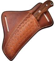 Couteau de chasse forgé avec logo personnalisé de qualité supérieure avec manche en bois de rose Fait à la main Survie en plein air EDC OEM ODM disponible