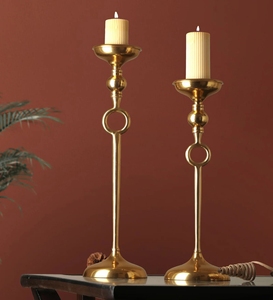 Gold Pillar Brass Candle Holder <b>Table</b> <b>Decoration</b> Luxury Candle Stand Set <b>Valentines</b> Day Wedding Decorative Candle Holder Pillars - Product Image 6