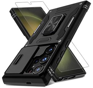 Étui pour <span class=keywords><strong>Samsung</strong></span> <span class=keywords><strong>Galaxy</strong></span> <span class=keywords><strong>S23</strong></span> 24 25Ultra avec protection de l'objectif de l'appareil photo, béquille magnétique, 2 en 1, <span class=keywords><strong>coque</strong></span> de téléphone portable - Product Image 1