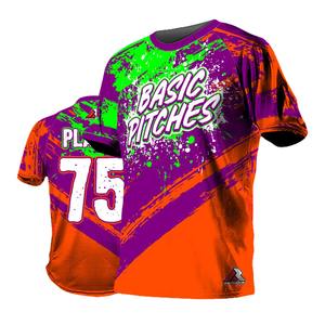 Venta al por mayor de camisetas de softball sublimadas personalizadas a granel con impresión en negrita Premium Fit Team-Ready - Product Image 4